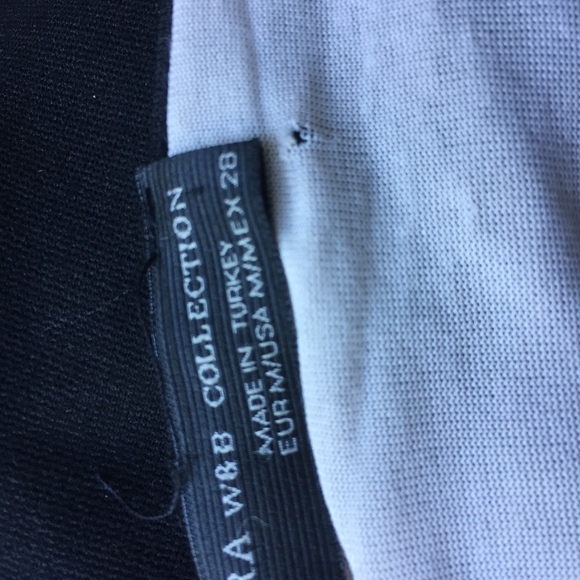 Zara W&B Collection Black Body con Dress NWT - Picture 6 of 7